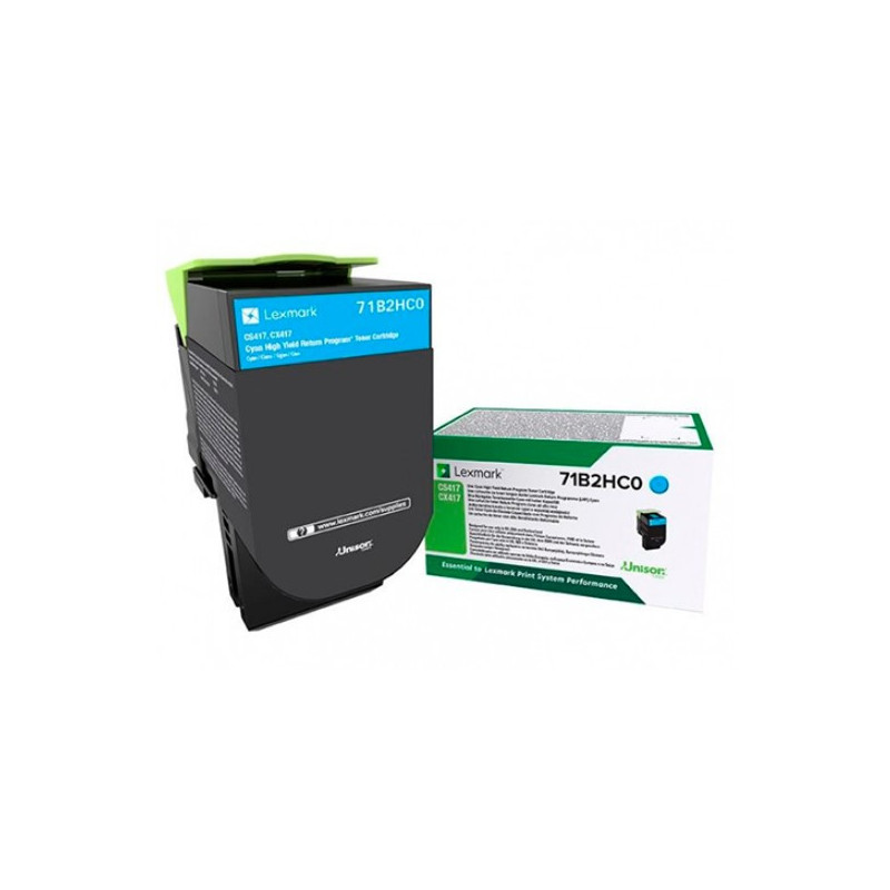 CS417-CX417 toner cyan HY (Return) 3.5k