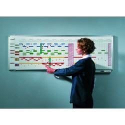 Legamaster professionel årskalender planlægningstavle 50X150cm