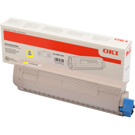 C823-833-843 toner gul 7K