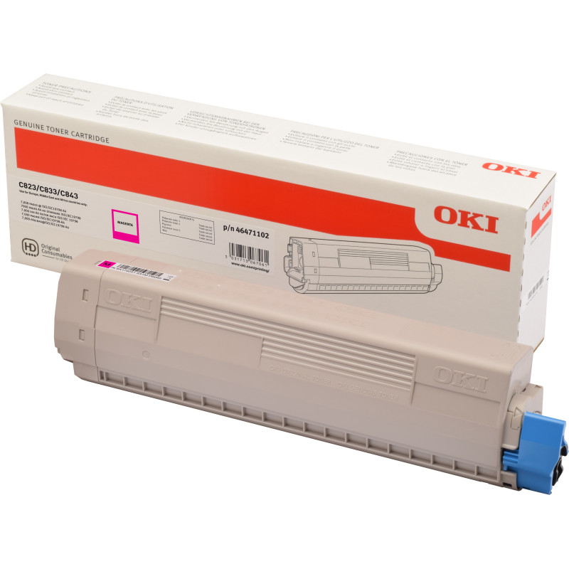 C823-833-843 toner magenta 7K