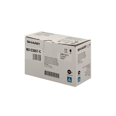 Sharp MXC30GTB cyan toner 6K