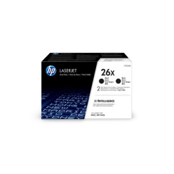 LaserJet 26X sort toner dualpack