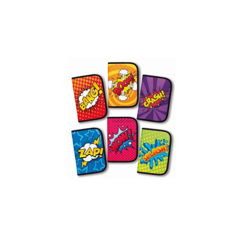 CARIOCA Penalhus COMIC 1 Zip med indhold (Udsalg)