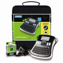DYMO Labelmanager 210D kuffert sæt. 6-12mm D1 tape
