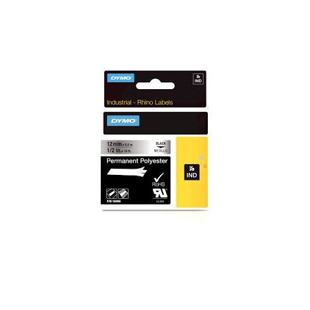 DYMO Rhino Permanent polyester 12mmx5