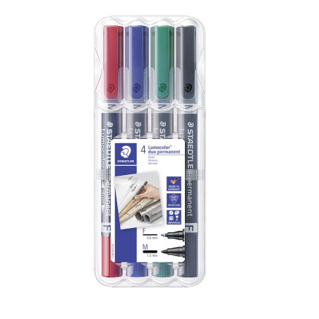 Marker Lumocolor Duo Perm 0