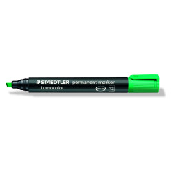 Marker Lumocolor Perm skrå 2-5mm grøn