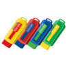Viskelæder PVC frit m-skub funktion ass farver