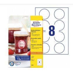 Avery 5081 Runde etiketter