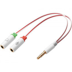 Headset Converter Dual to Single