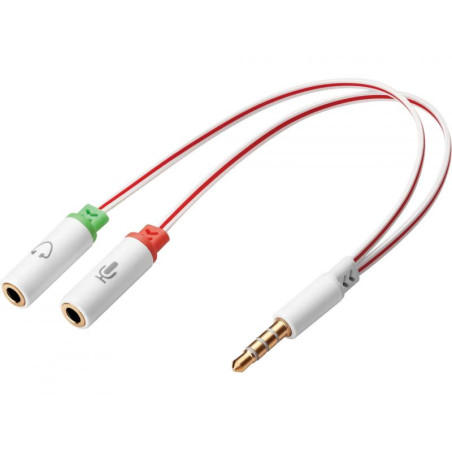 Headset Converter Dual to Single