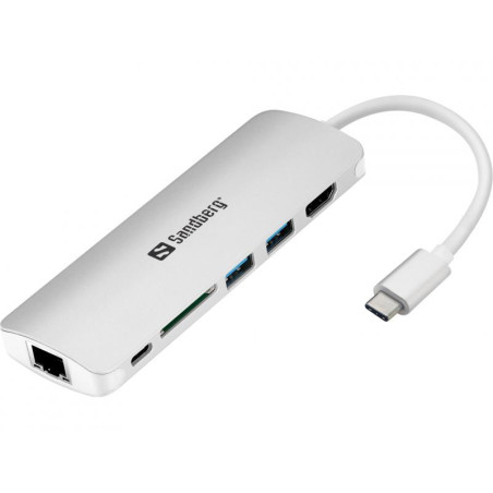USB-C Dock HDMI+LAN+SD+USB