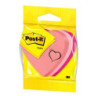 Post-it Notes 70x70 ''hjerte'' neon 225 blad