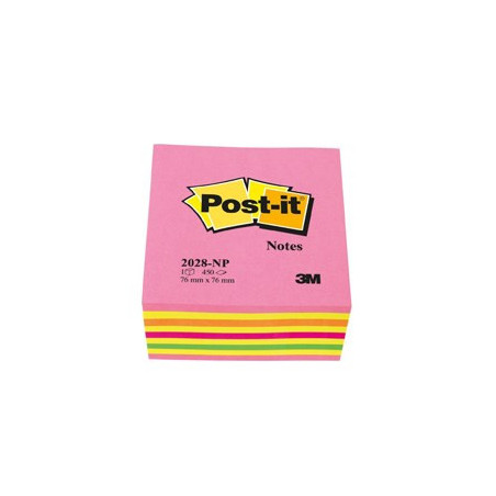 Post-it Notes 76x76 kubusblok Lollipop pink