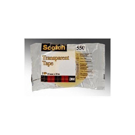 Tape Scotch 550 15mmx66m klar