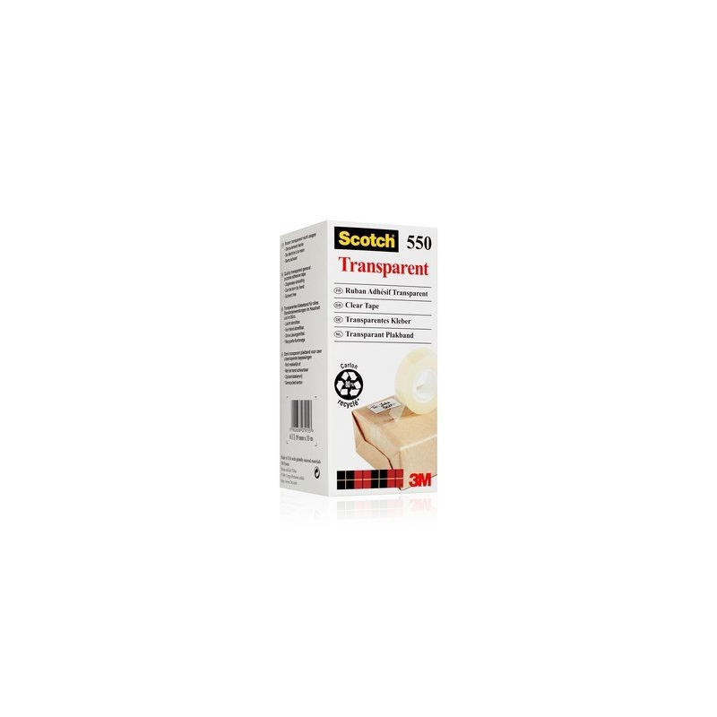 Tape Scotch 550 19mmx33m klar