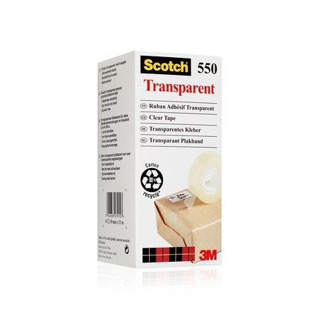 Tape Scotch 550 19mmx33m klar