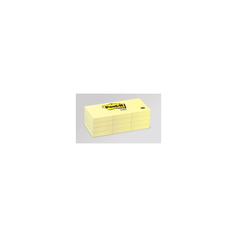 Post-it Notes 38x51 gul (12)