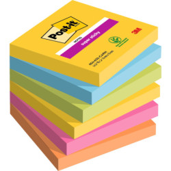 Post-it SS-Notes Super sticky 76x76 Rio 6stk. 3M