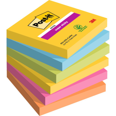 Post-it SS-Notes Super sticky 76x76 Rio 6stk. 3M
