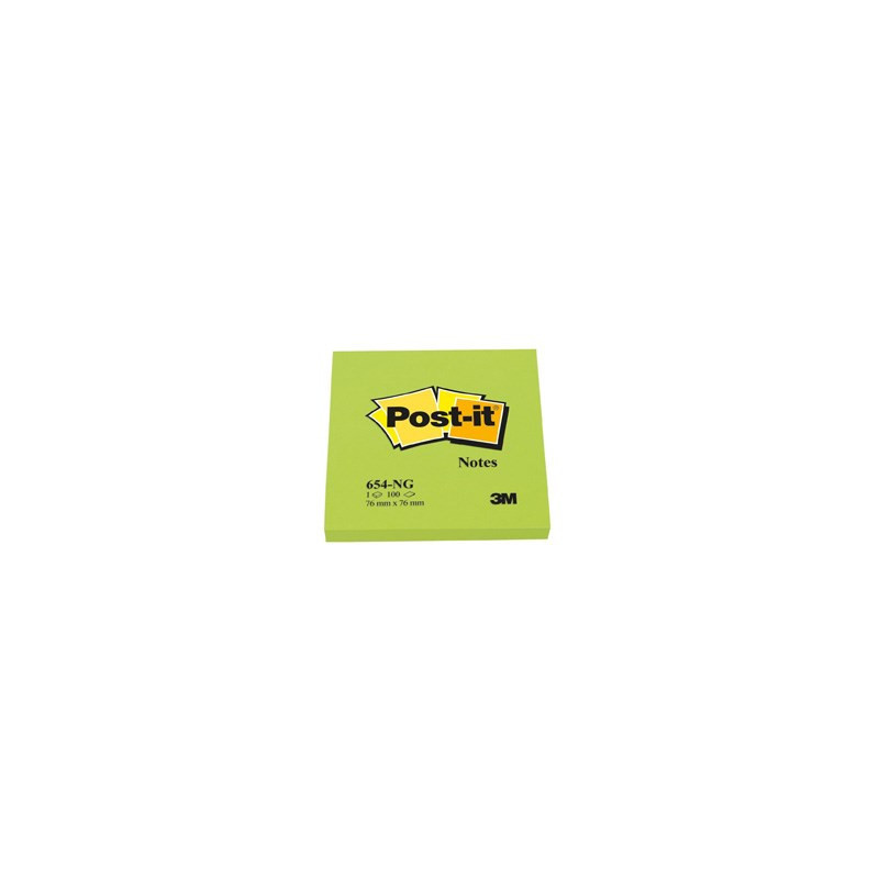 Post-it Notes 76x76 neon grøn
