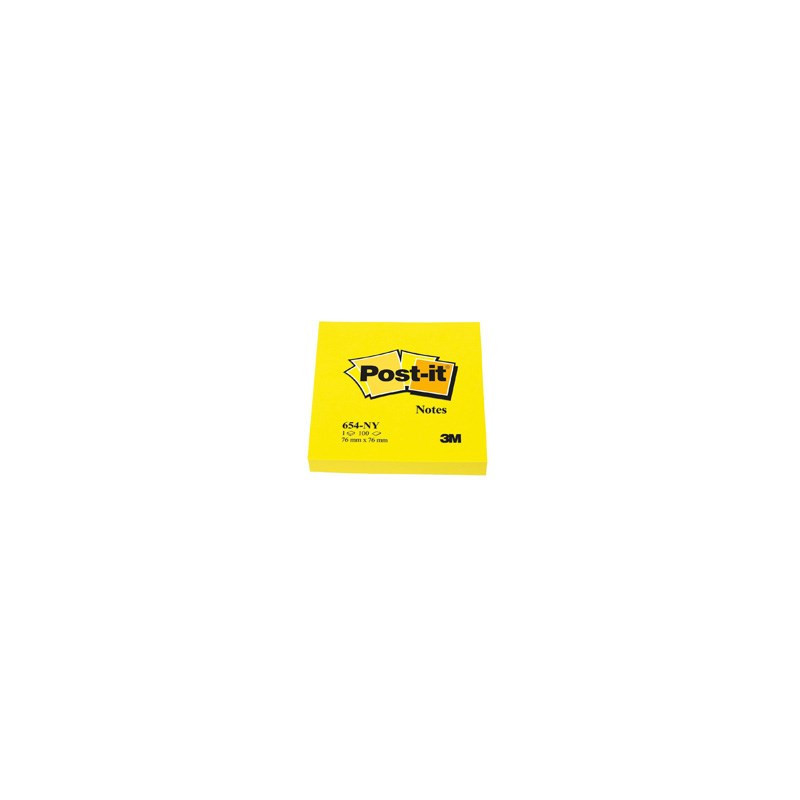 Post-it Notes 76x76 neon gul