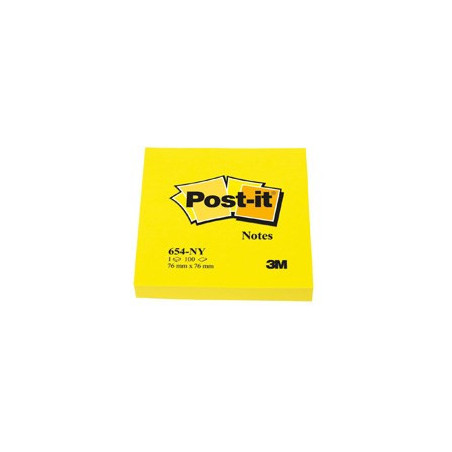 Post-it Notes 76x76 neon gul