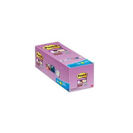 Post-it SS-Notes 76x76 V-pack gul 16stk. 3M