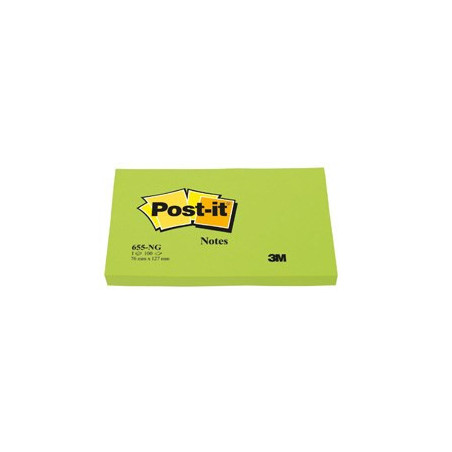 Post-it Notes 76x127 neon grøn