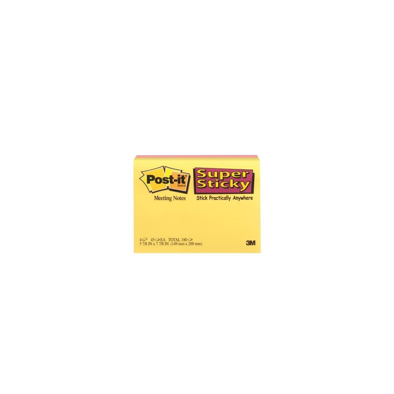 Post-it SS-Notes 149x200 Meeting 4stk. 3M Post-it SS-Notes 149x200 Meeting 4stk. 3M