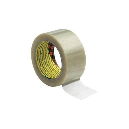 Emballagetape PVC 25mmx66m klar