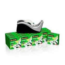 Borddisp. C60 +16rl tape 19mmx33m silver