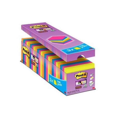 Post-it SS-Notes V-pack ass. farver (24)