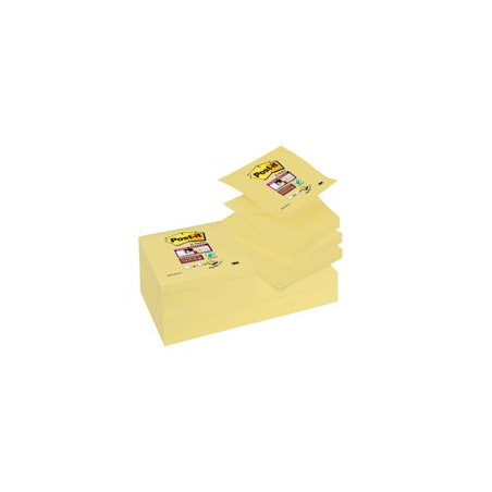 Post-it Z-Notes 76x76 Super Sticky gul (12)