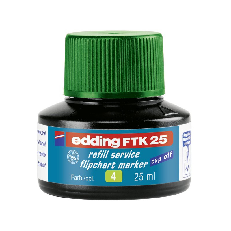 Edding FTK25-4 grøn refill blæk til flipchart markers