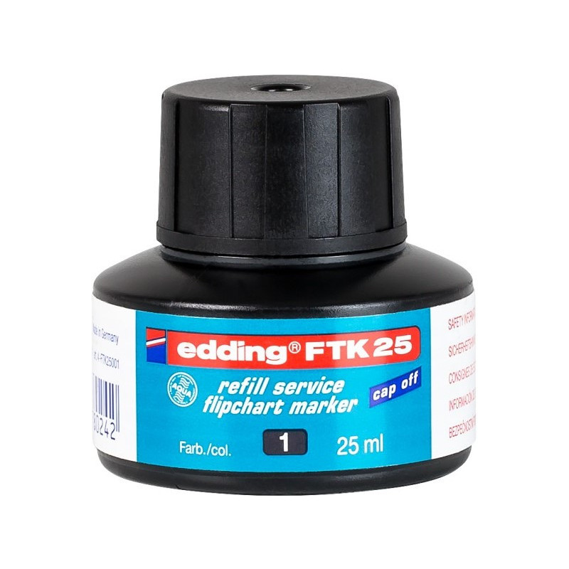 Edding FTK25-1 sort refill blæk til flipchart markers