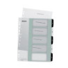 Register printbar PP A4+ 1-5 hvid-sort