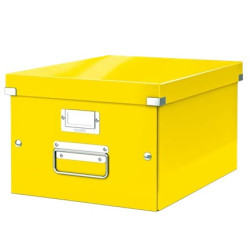 Arkivboks Click & Store Medium WOW gul
