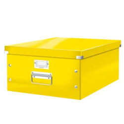 Arkivboks Click & Store stor WOW gul