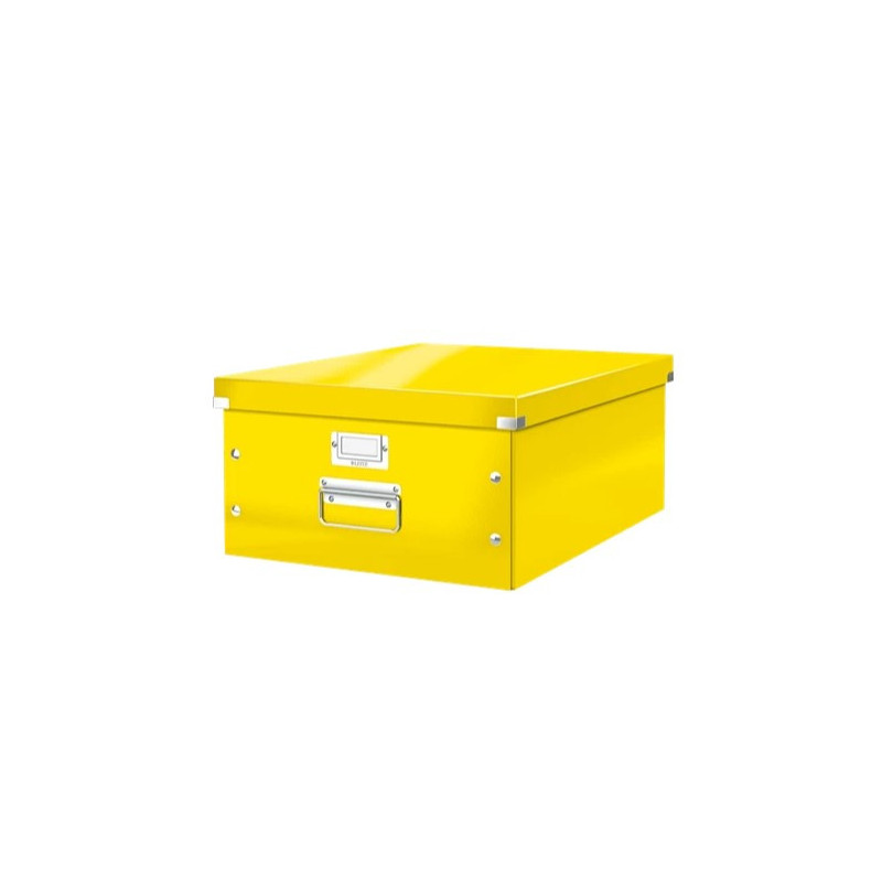 Arkivboks Click & Store stor WOW gul