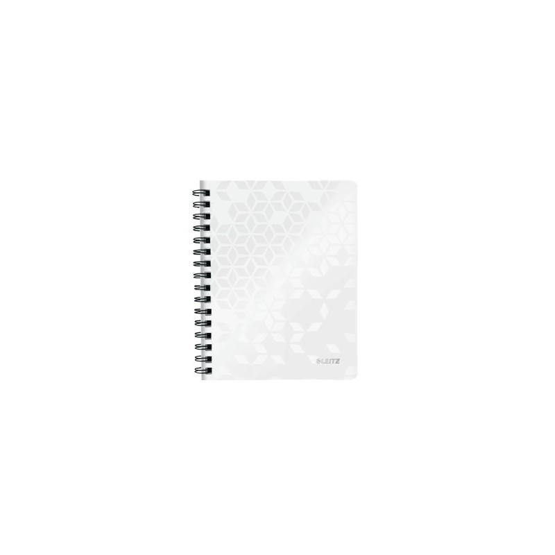 Notesblok WOW PP A5 lin. 80ark m-hul hvid Notesblok WOW PP A5 lin. 80ark m-hul hvid