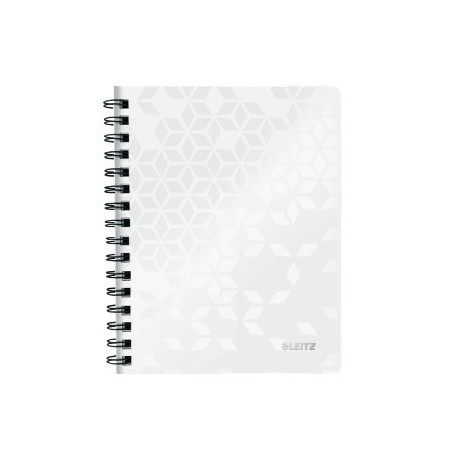 Notesblok WOW PP A5 lin. 80ark m-hul hvid