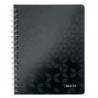 Notesblok WOW PP A5 lin. 80ark m-hul sort