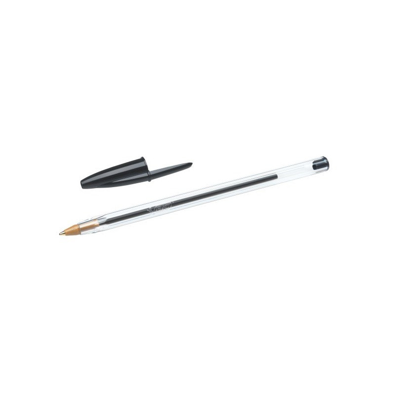Cristal Medium Kuglepen sort