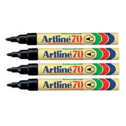 Marker 70 Blister-pack sort 4stk