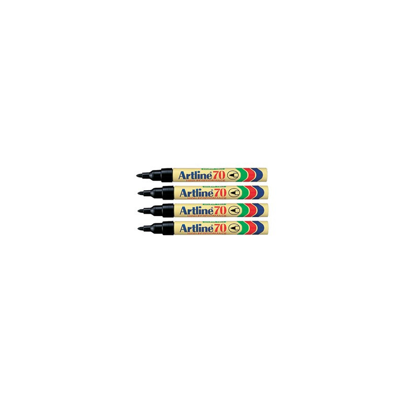 Marker 70 Blister-pack sort 4stk