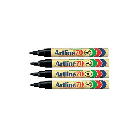 Marker 70 Blister-pack sort 4stk