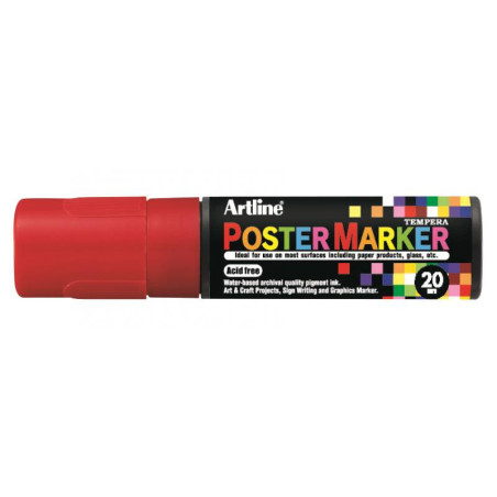 Poster Marker 20 rød