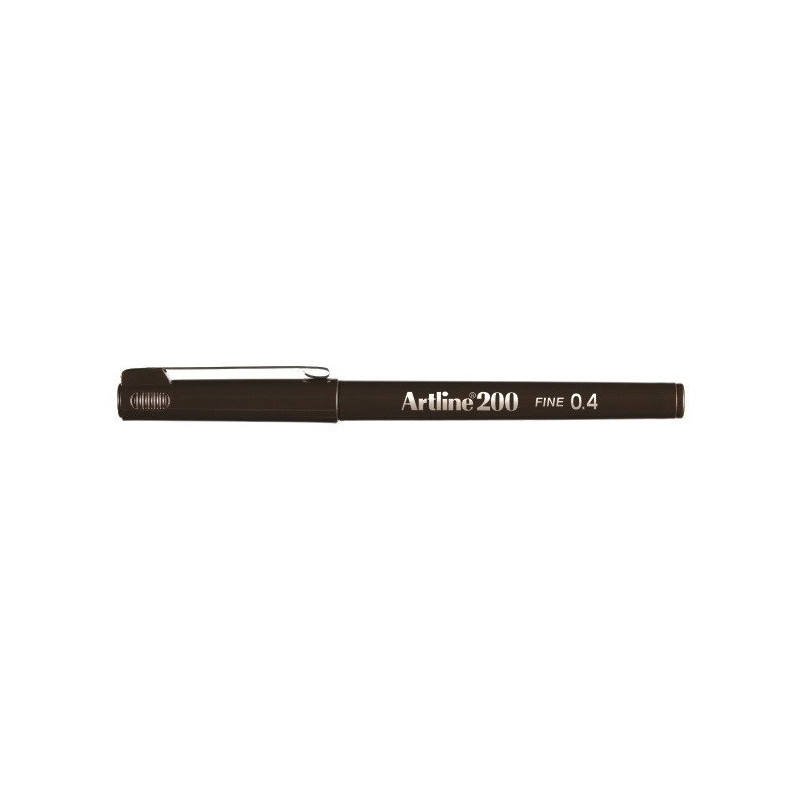 Fineliner 200 Fine 0.4 mørkebrun