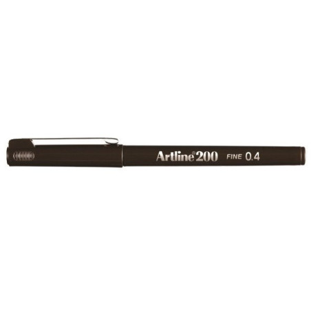 Fineliner 200 Fine 0.4 mørkebrun